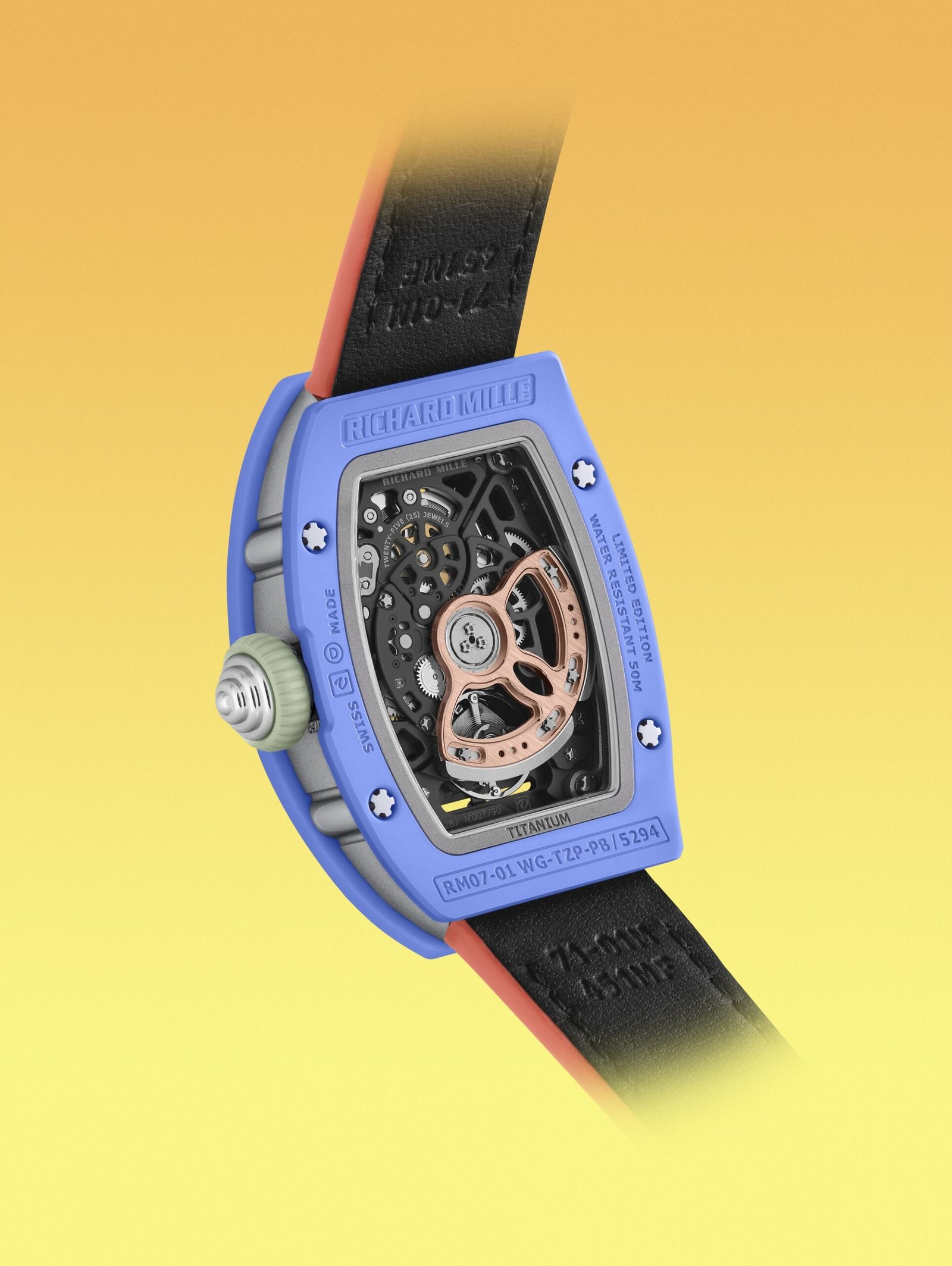 RM 07-01 Automatic Winding Coloured Ceramics Powder Blue - Image 3