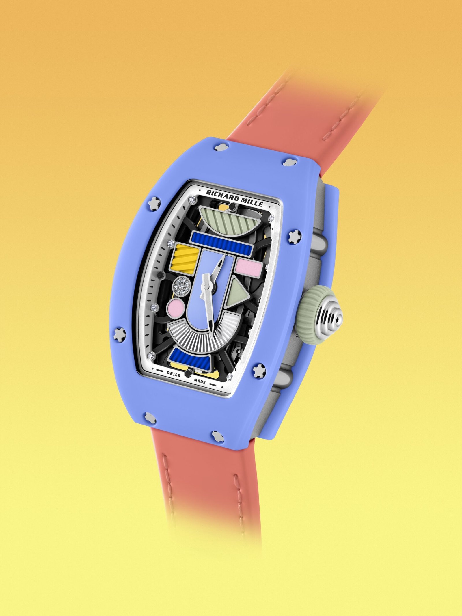 RM 07-01 Automatic Winding Coloured Ceramics Powder Blue - Image 5