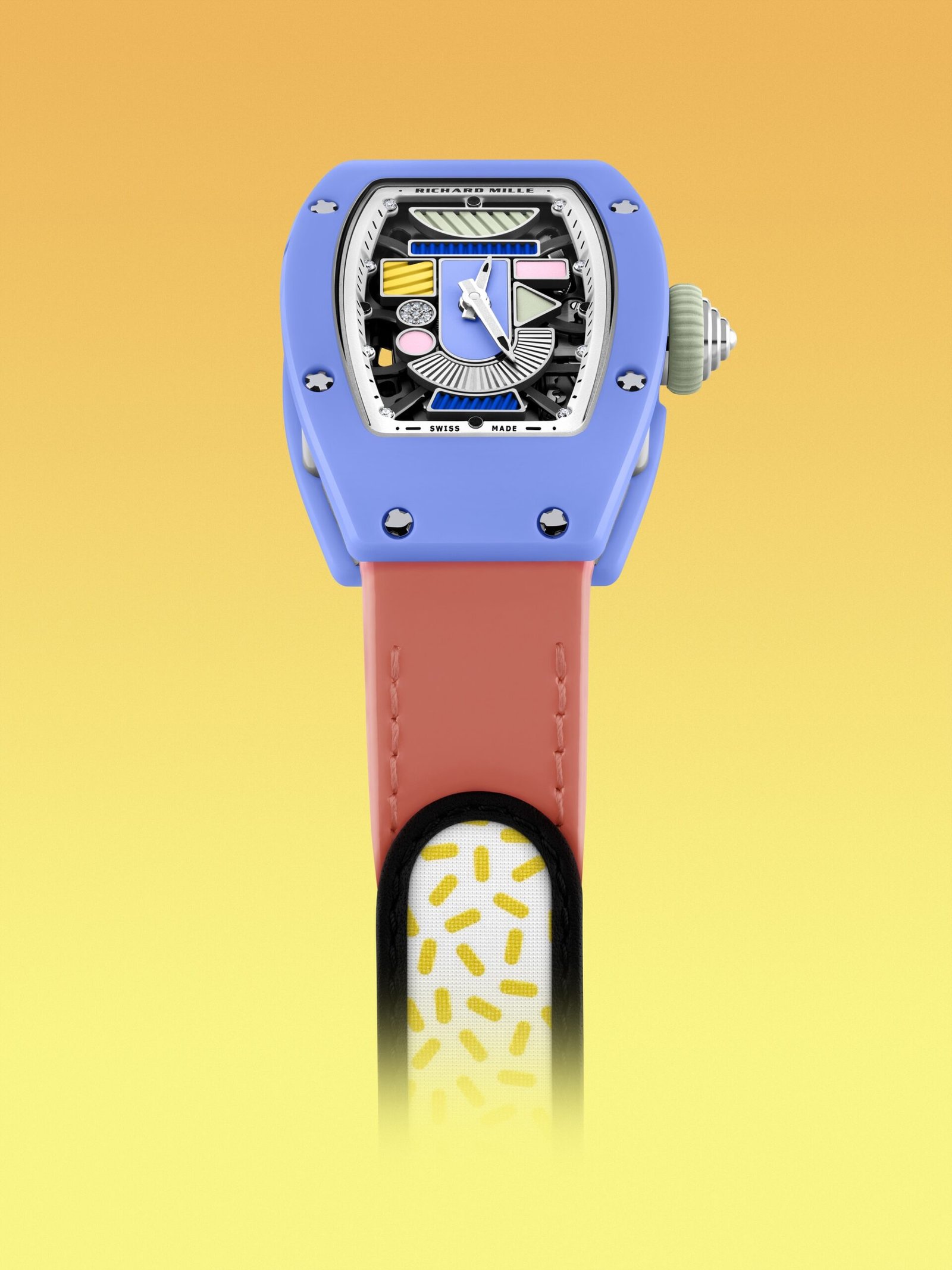 RM 07-01 Automatic Winding Coloured Ceramics Powder Blue - Image 6