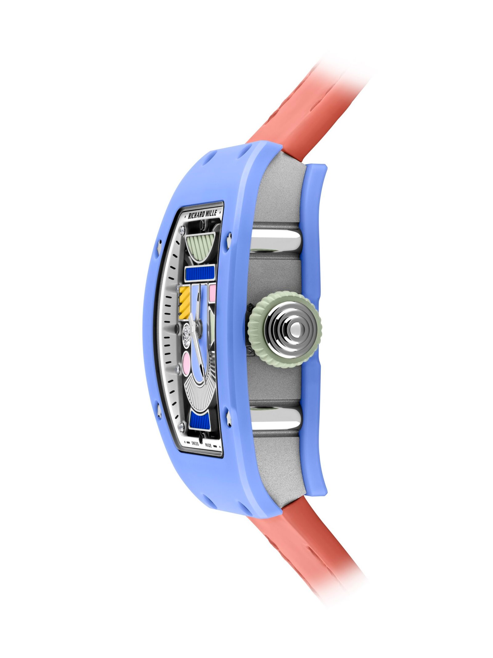 RM 07-01 Automatic Winding Coloured Ceramics Powder Blue - Image 7