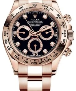 Rolex Cosmograph Daytona 40mm Everose Gold Diamond Markers (Ref#116505)