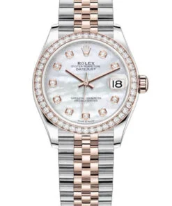 Rolex Datejust 31mm Mother Of Pearl Dial Rose Gold / Steel Reference #278381RBR