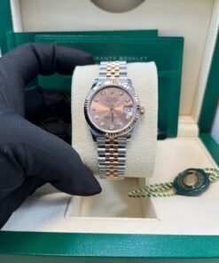 Alternative view of Rolex Datejust 31mm Sundust Diamond Dial Jubilee Bracelet 278271