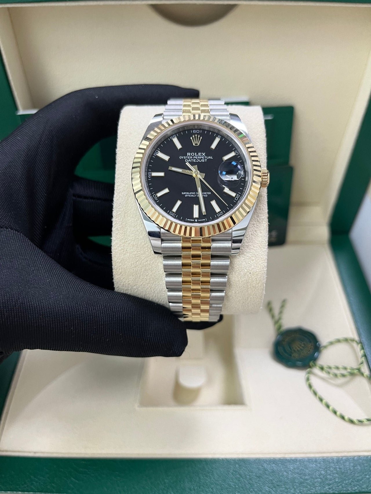 Rolex Datejust 41 41 mm Oystersteel and yellow gold 126333-0014 - Image 12
