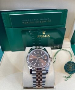Alternative view of Rolex Datejust 41 41 mm Oystersteel and Everose gold 126331-0002