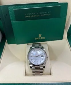 Alternative view of Rolex Day-Date 40 40 mm white gold 228239-0078