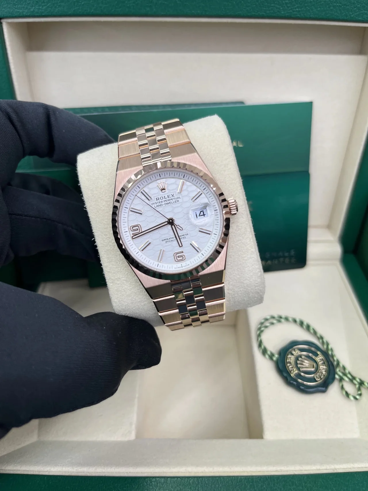 Rolex Land-Dweller 36 36 mm Everose gold 127235-0001 - Image 15