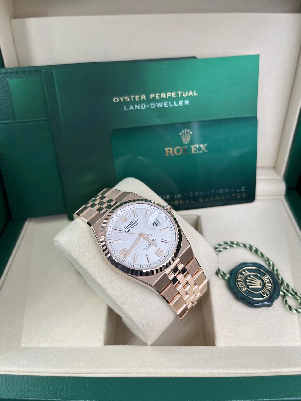 Rolex Land-Dweller 36 36 mm Everose gold 127235-0001 - Image 24