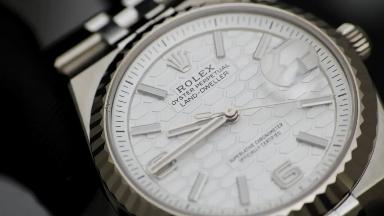 Rolex Land-Dweller 36 36 mm Oystersteel and white gold 127234-0001 - Image 7
