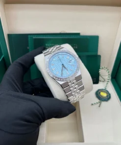 Alternative view of Rolex Land-Dweller 40 40 mm platinum and diamonds 127386tbr-0001