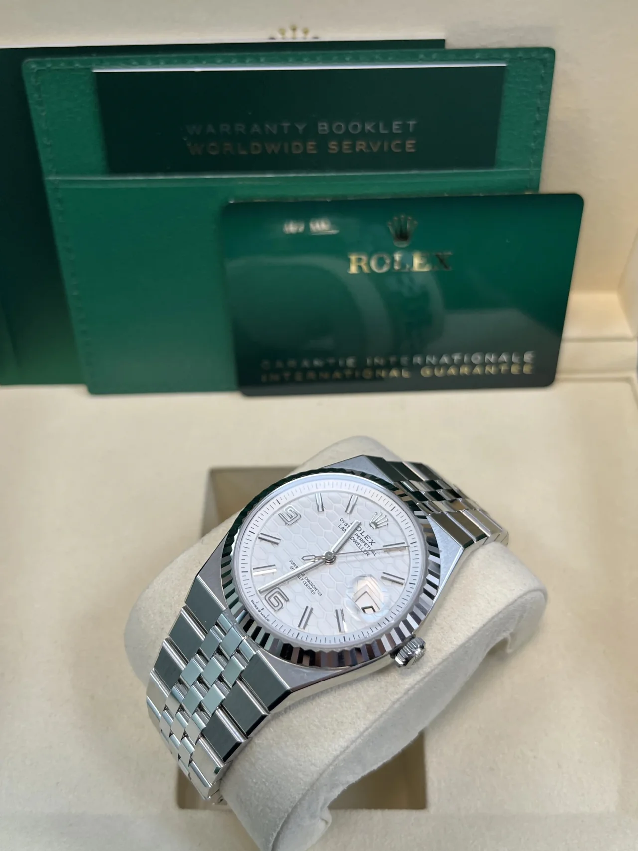 Rolex Land-Dweller 40 40 mm Oystersteel and white gold 127334-0001 - Image 5