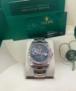 Alternative view of Rolex Datejust 41 41 mm Oystersteel and Everose gold 126331-0015