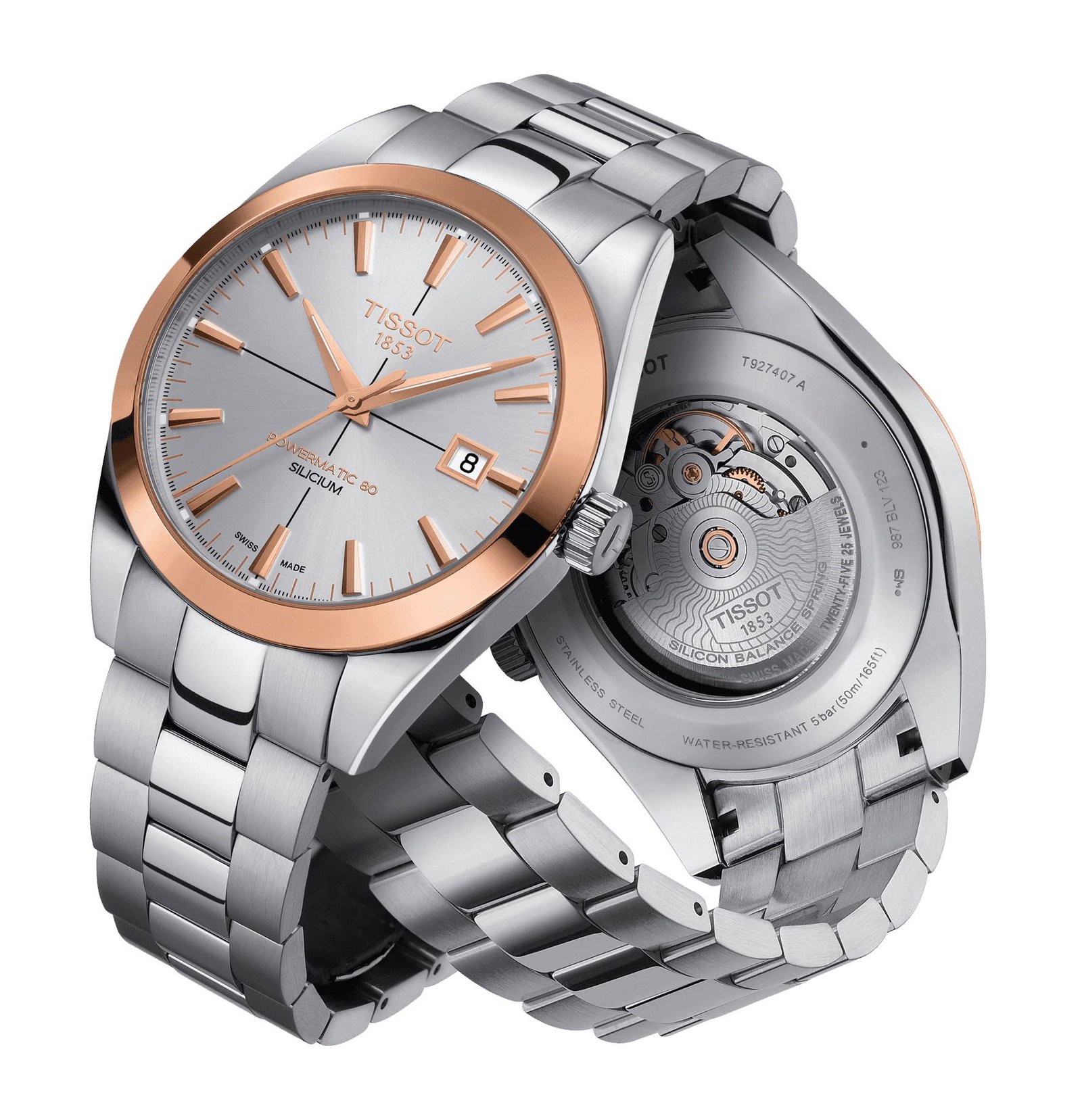 Gentleman Powermatic 80 Silicium Solid 18K Gold bezel - Image 3