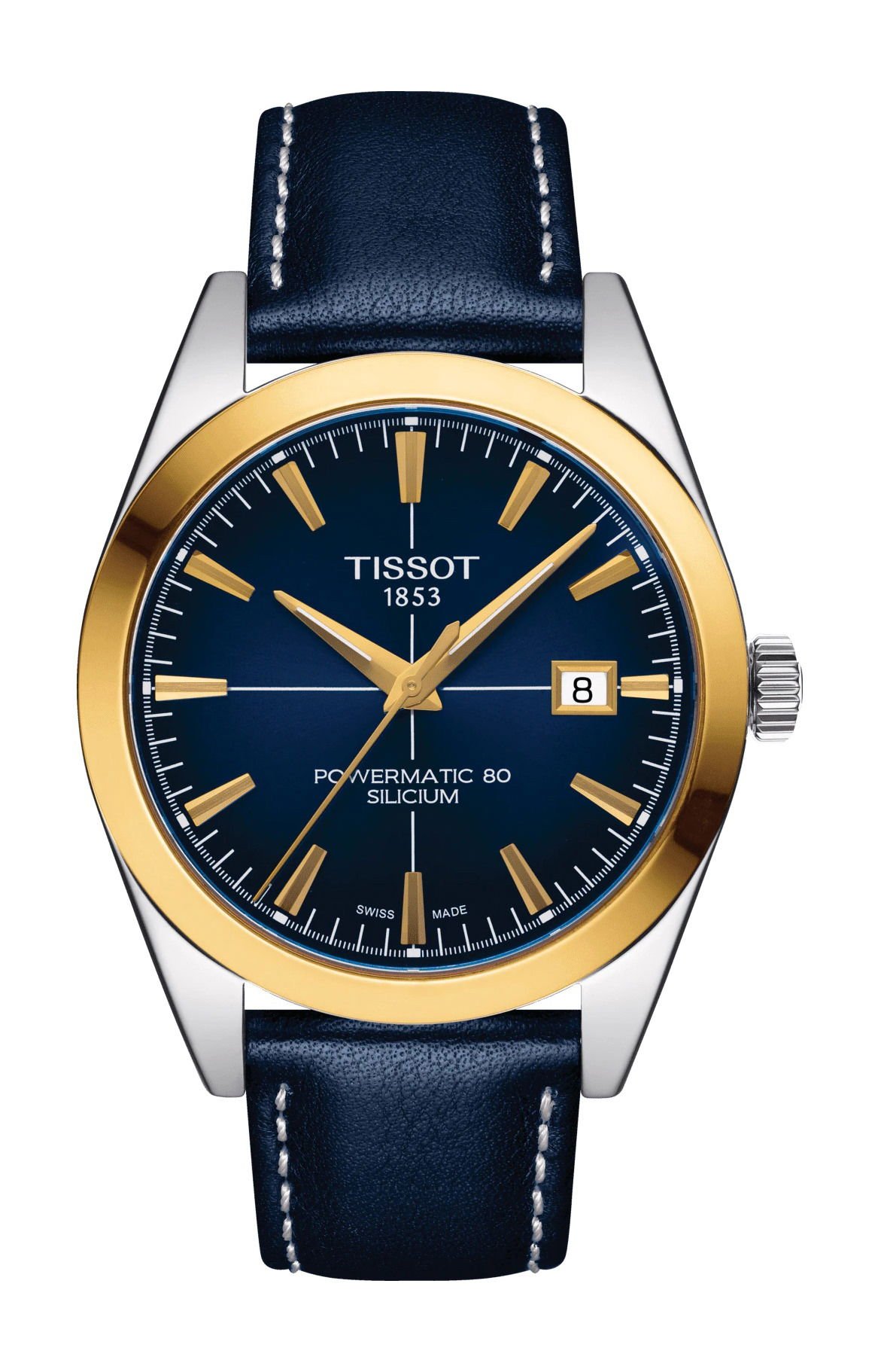 Gentleman Powermatic 80 Silicium Solid 18K Gold bezel