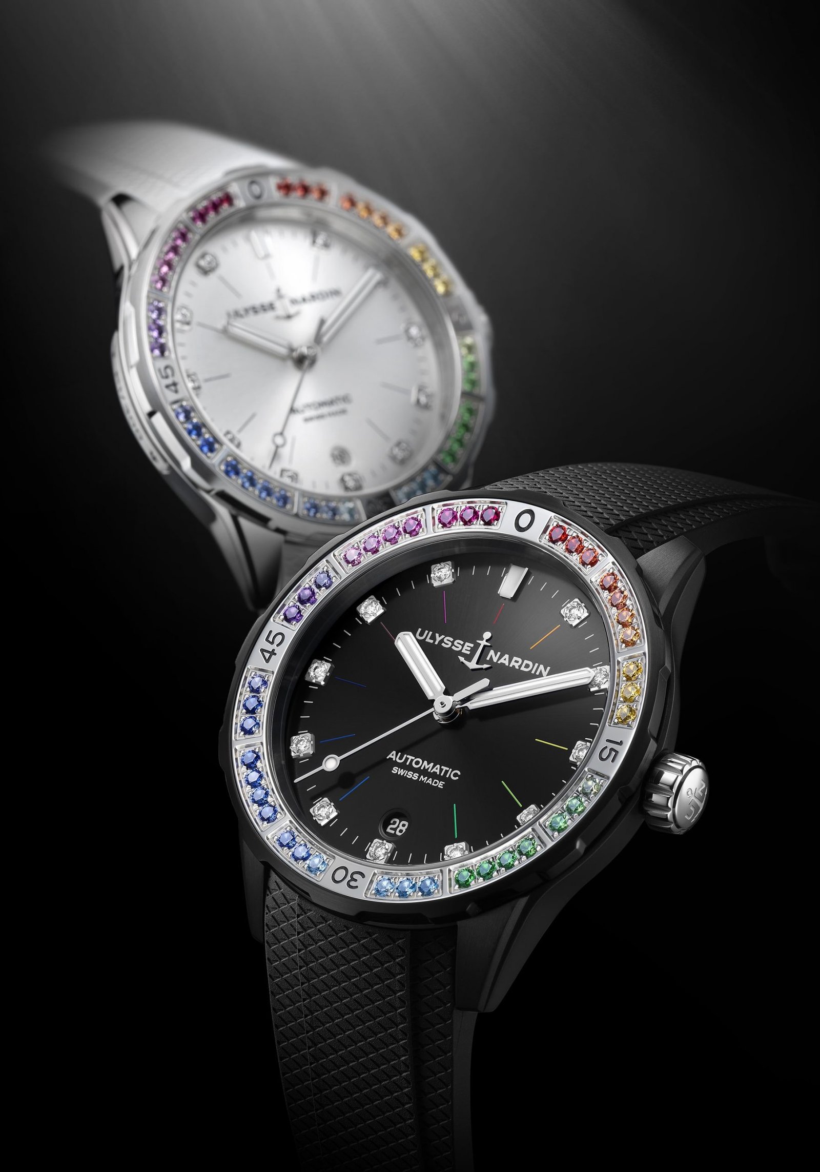 Lady Diver Rainbow White - Image 6