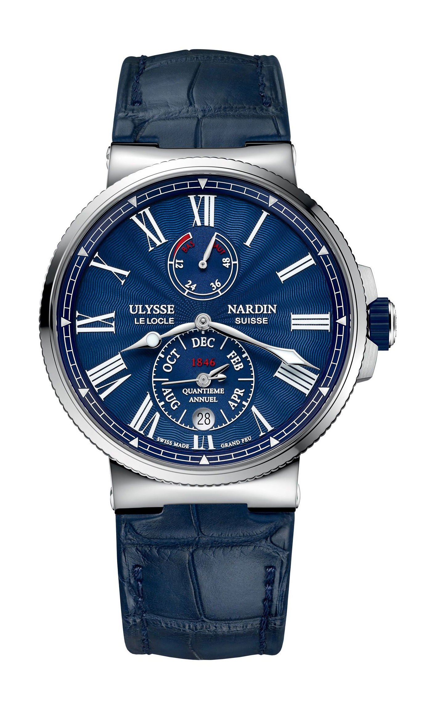 Marine Chronometer Annual Calendar